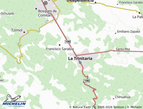 Mappa MICHELIN San Caralampio Monte Pálido - ViaMichelin