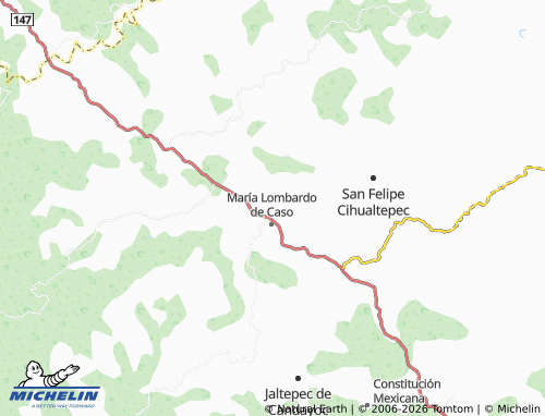 MICHELIN Garrido map - ViaMichelin