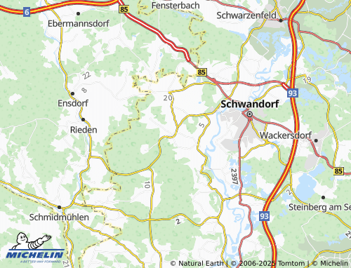 MICHELIN-Landkarte Neukirchen - ViaMichelin