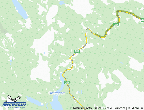 MICHELIN-Landkarte Skåbu - ViaMichelin