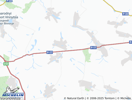 MICHELIN Olenivka map - ViaMichelin