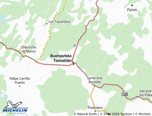 Mapa MICHELIN Las Parejitas - ViaMichelin