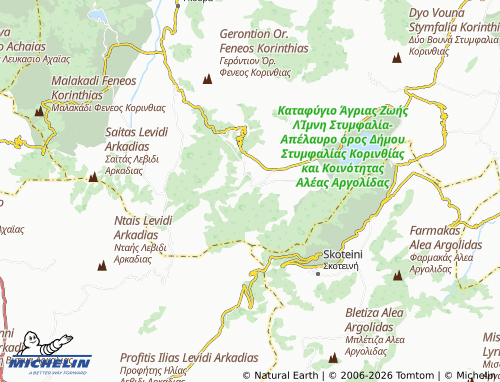 MICHELIN Lafka map - ViaMichelin