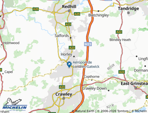 Carte MICHELIN Horley - ViaMichelin