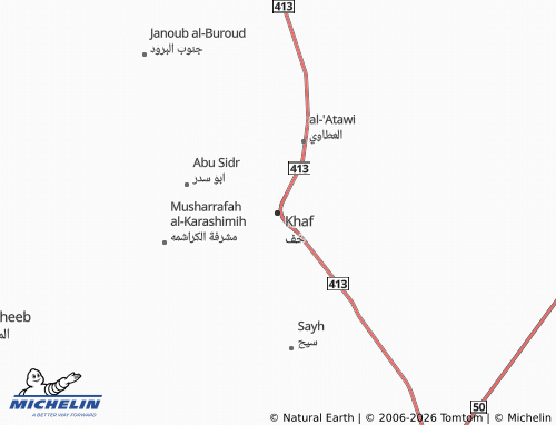 Carte MICHELIN Khaf - ViaMichelin