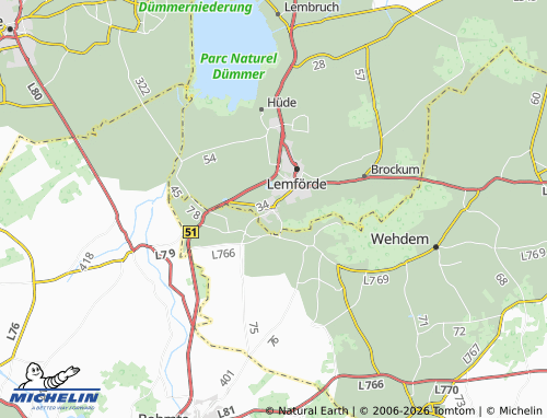 Carte MICHELIN Stemshorn - ViaMichelin