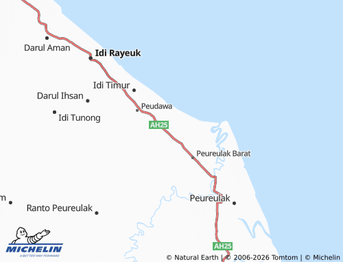 Mappa MICHELIN Paya Bili Dua - ViaMichelin