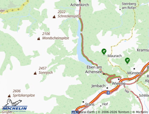 MICHELIN Pertisau map - ViaMichelin