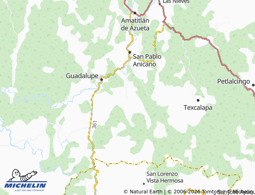 Mapa MICHELIN Llano Grande - ViaMichelin