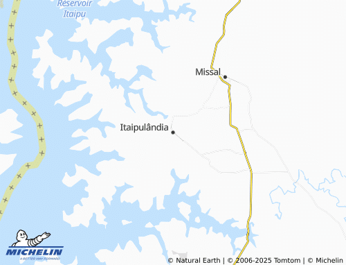 MICHELIN Itaipulândia map - ViaMichelin
