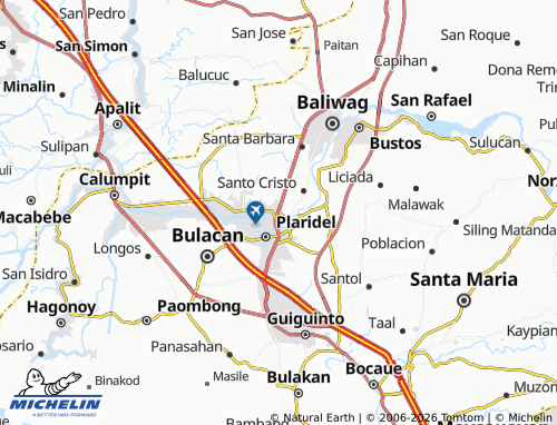MICHELIN Longos map - ViaMichelin
