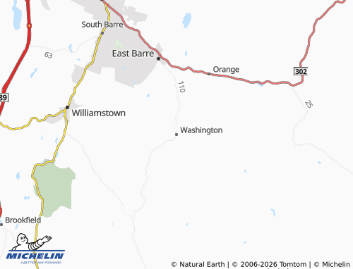 Kaart MICHELIN Washington - ViaMichelin