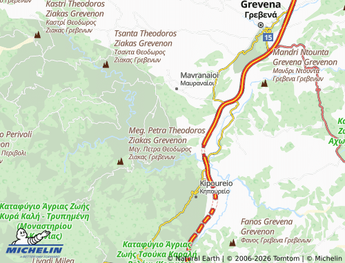 Mapa MICHELIN Kosmati - ViaMichelin