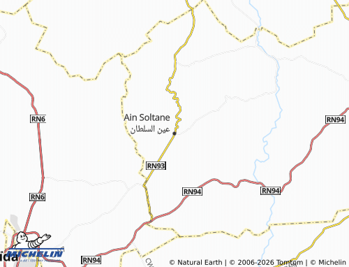 Carte MICHELIN Ain Soltane - ViaMichelin