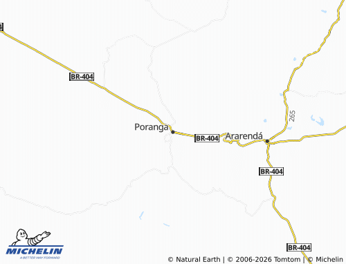 Mappa MICHELIN Poranga - ViaMichelin