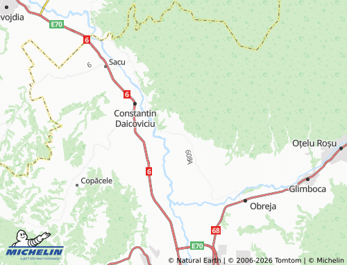 MICHELIN Peștere map - ViaMichelin