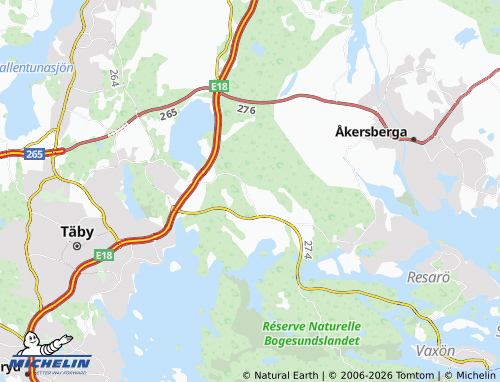 MICHELIN-Landkarte Rydbo - ViaMichelin