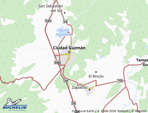 Kaart MICHELIN Los Guayabos - ViaMichelin