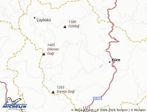 Mapa MICHELIN Bürüm - ViaMichelin