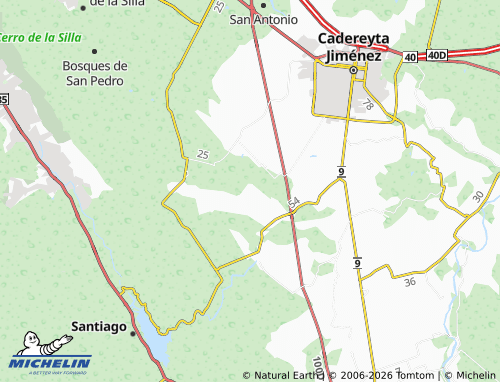 MICHELIN El Sauz map - ViaMichelin