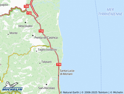 Carte MICHELIN Marines de San Pellegrino - ViaMichelin