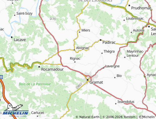 Mapa MICHELIN Roussières - ViaMichelin