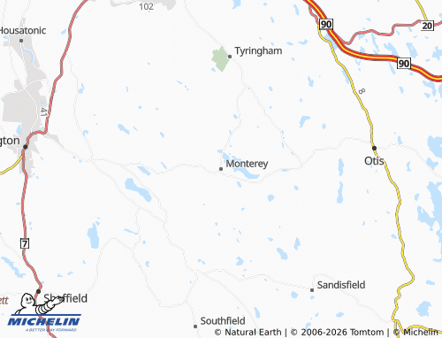 Mappa MICHELIN Monterey - ViaMichelin