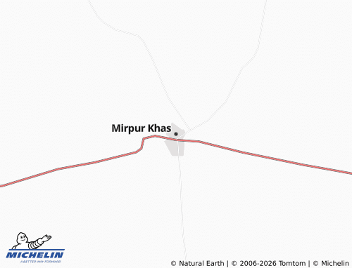 Mappa MICHELIN Mirpur Khas - ViaMichelin