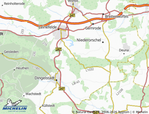 MICHELIN Reifenstein map - ViaMichelin