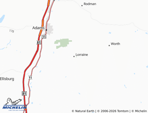 Mapa MICHELIN Lorraine - ViaMichelin