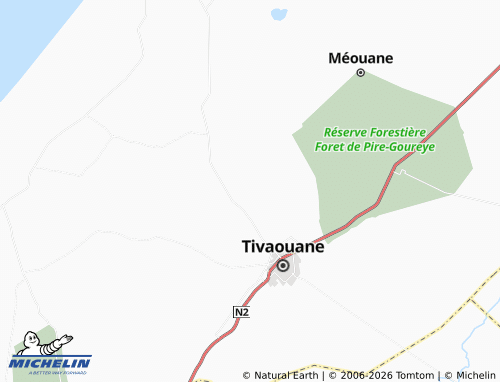 Mapa MICHELIN Tiale - ViaMichelin