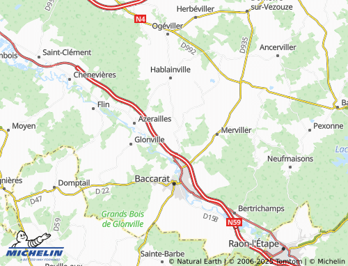 Carte MICHELIN Gélacourt - ViaMichelin