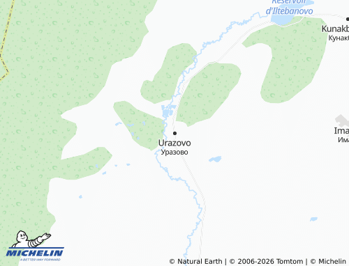 MICHELIN-Landkarte Urazovo - ViaMichelin