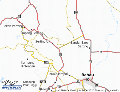 MICHELIN-Landkarte Kampung Dato' Johan - ViaMichelin
