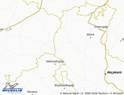 MICHELIN Avanoğlu map - ViaMichelin