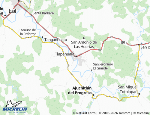 Mappa MICHELIN Guadalupano - ViaMichelin