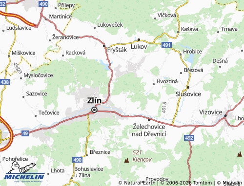 Mappa MICHELIN Štákovy Paseky - ViaMichelin
