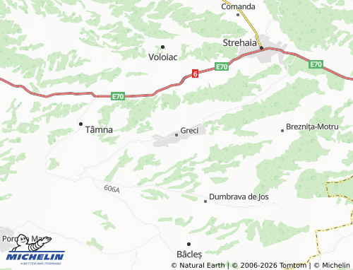 MICHELIN Greci map - ViaMichelin