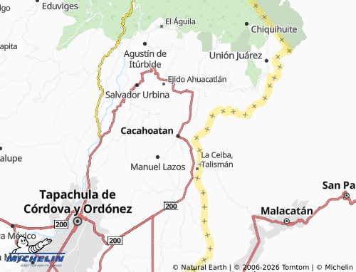 Mapa MICHELIN Cacahoatan - ViaMichelin