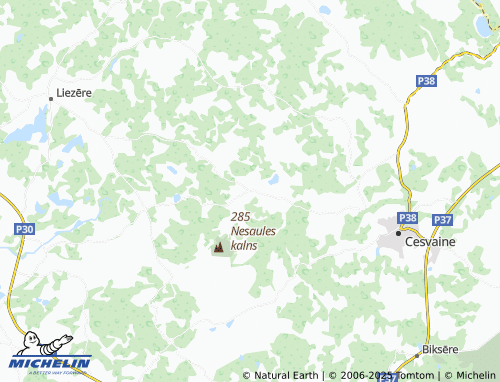 MICHELIN Kārzdaba map - ViaMichelin