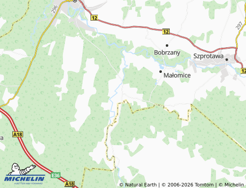 MICHELIN-Landkarte Rudawica - ViaMichelin