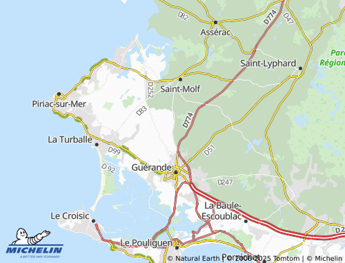 MICHELIN Miroux map - ViaMichelin