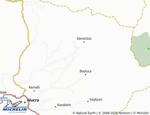 MICHELIN Kaledibi map - ViaMichelin
