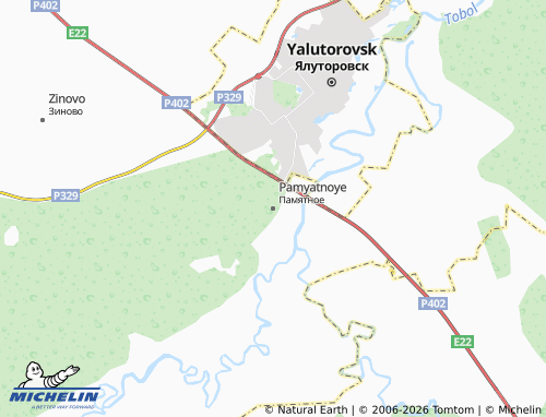 MICHELIN-Landkarte Pamyatnoye - ViaMichelin
