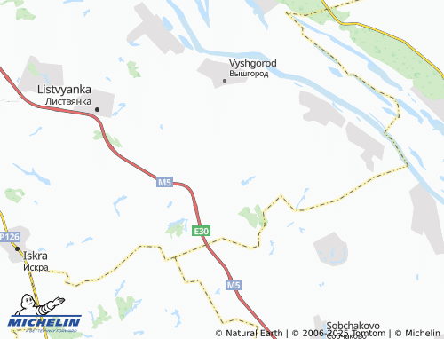 MICHELIN Naumovo map - ViaMichelin