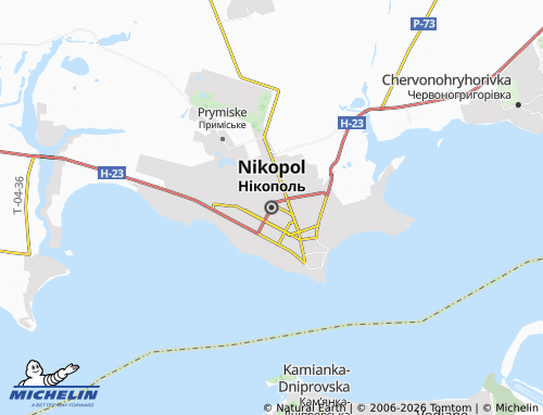 Mapa MICHELIN Níkopol - ViaMichelin