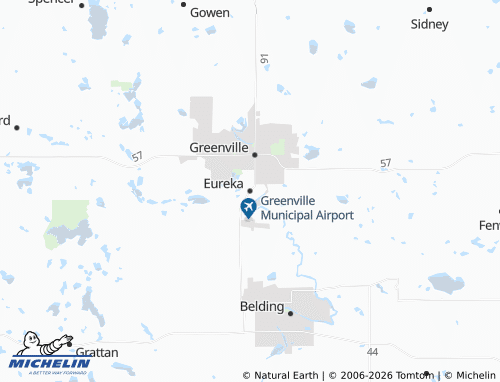 Mappa MICHELIN Eureka - ViaMichelin