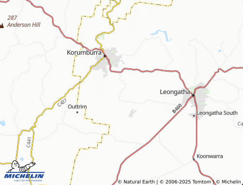 MICHELIN Korumburra South map - ViaMichelin