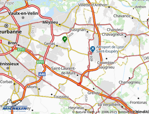 Carte MICHELIN Mezelly - ViaMichelin