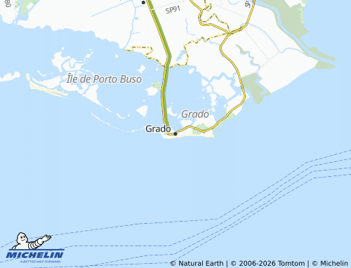 Mappa MICHELIN Grado - ViaMichelin